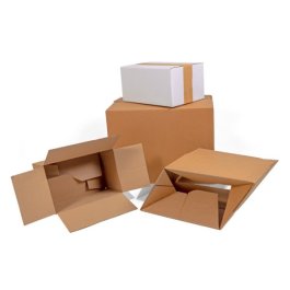 Blitzbodenkarton aus Wellpappe