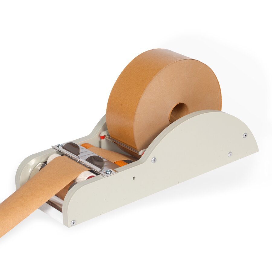 Verarbeitet Nassklebebandrollen bis zu einer Breite von 80mm