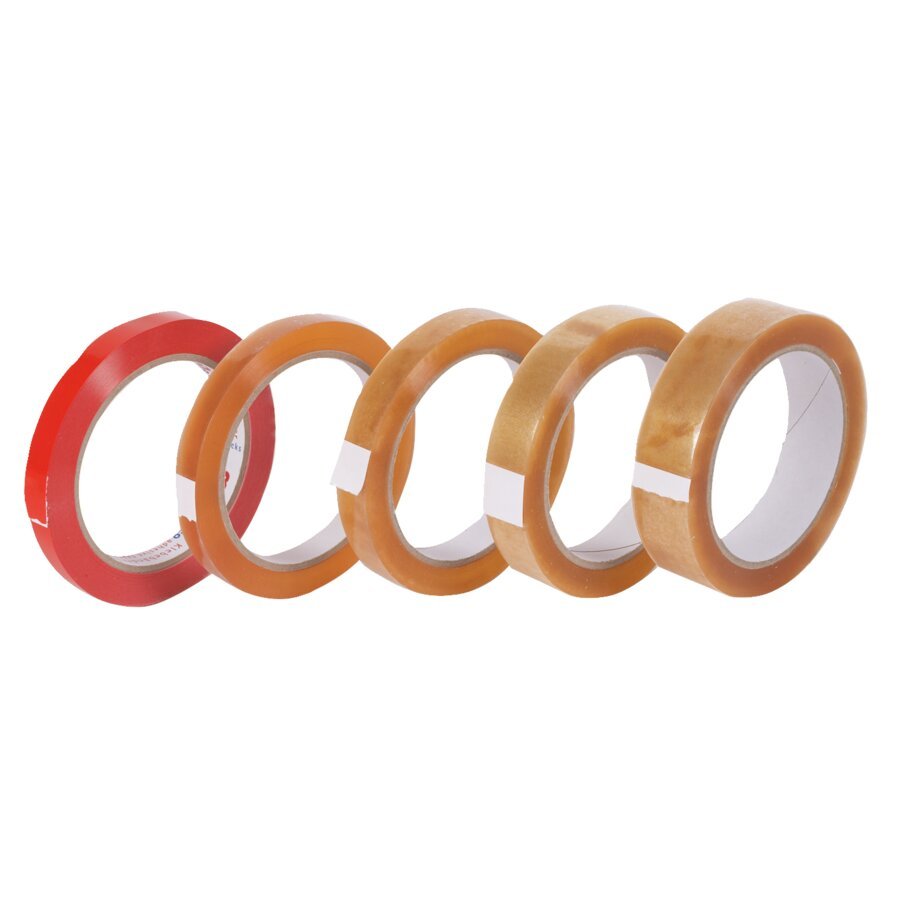 Klebefilm in verschienden Breiten