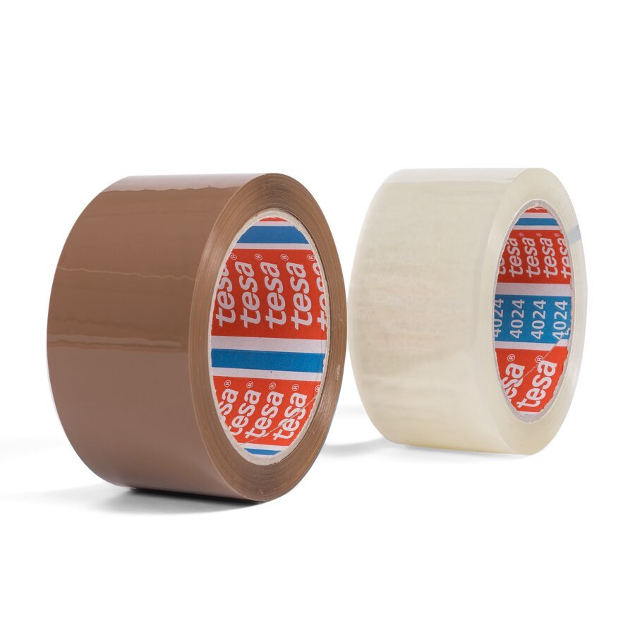 Das tesa 4024 sorgt mit seinem High-Tack Kleber für dauerhaft zuverlässigen Kartonverschluss Das tesa 4024 sorgt mit seinem High-Tack Kleber für dauerhaft zuverlässigen Kartonverschluss