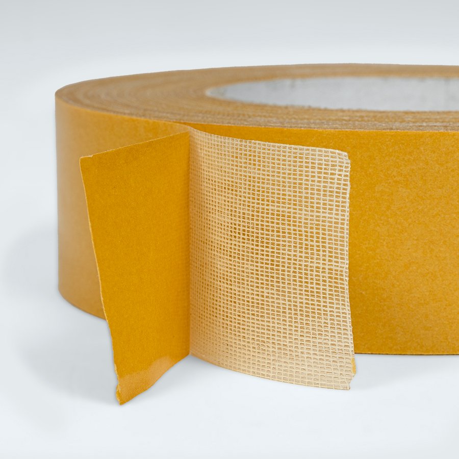 Besteht aus einer stark haftenden Oberseite und einer leicht haftenden Unterseite fr den Boden