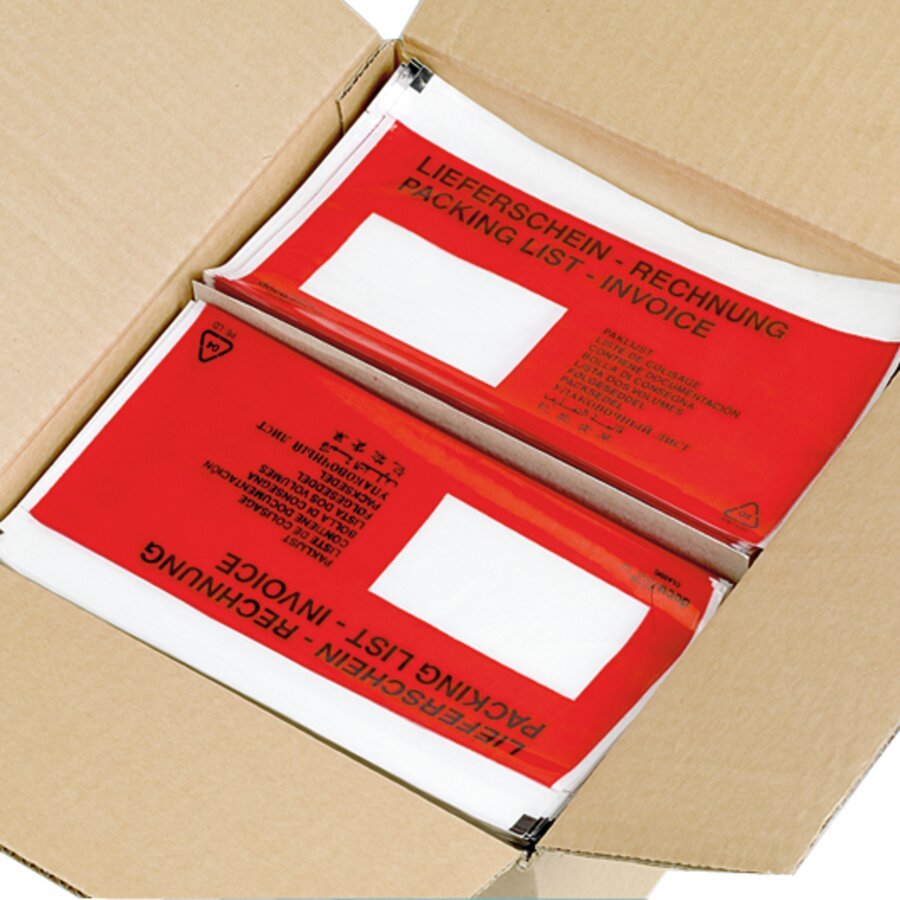 Dokumententaschen fr Begleitpapiere, Gropackung