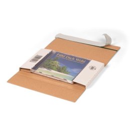 CD Versandverpackung mit Selbstklebeverschluss