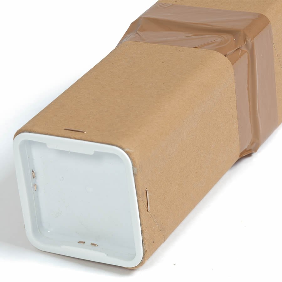 Die Teleskopierbaren Hlsen werden einfach mit Klebeband fixiert