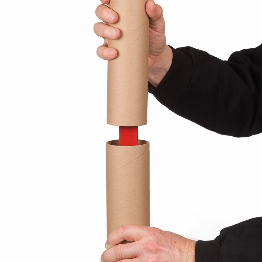 Versandrohre einfach ineinander stecken