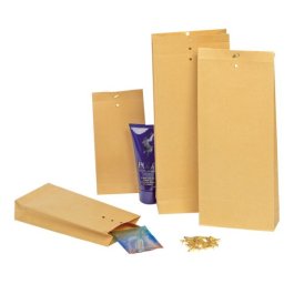 Papierbeutel mit Boden- & Seitenfalte