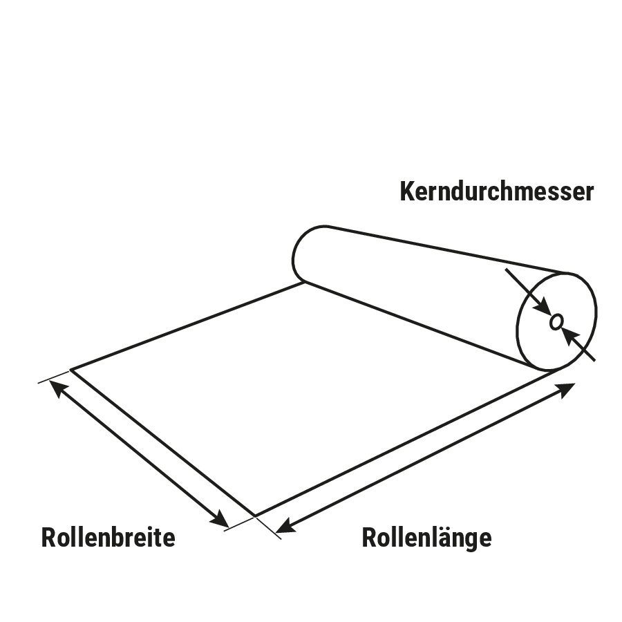 Schrenzpapier auf der Rolle