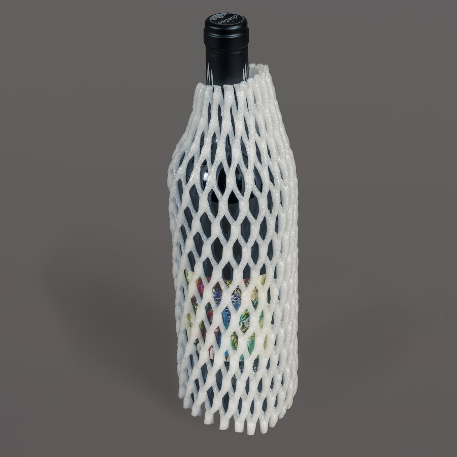 Das stoßdämpfende Schaumstoff-Netz schützt Ihre zerbrechlichen Versandwaren rundum zuverlässig. Das stoßdämpfende Schaumstoff-Netz schützt Ihre zerbrechlichen Versandwaren rundum zuverlässig.