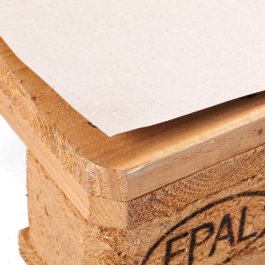 Zwischenlage aus Schrenzpapier fr Paletten