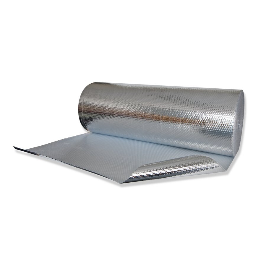 Metallisierte Luftpolsterfolie als Temperatur- und UV-Schutz