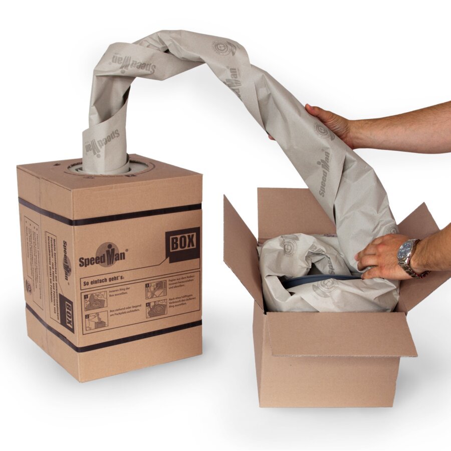 Papier-Spende Box zum Füllen und Polstern Papier-Spende Box zum Füllen und Polstern