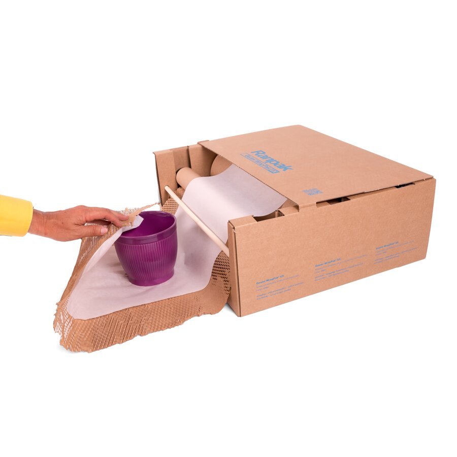 Empfindliche Produkte knnen direkt in das geschmeidige Seidenpapier gewickelt werden