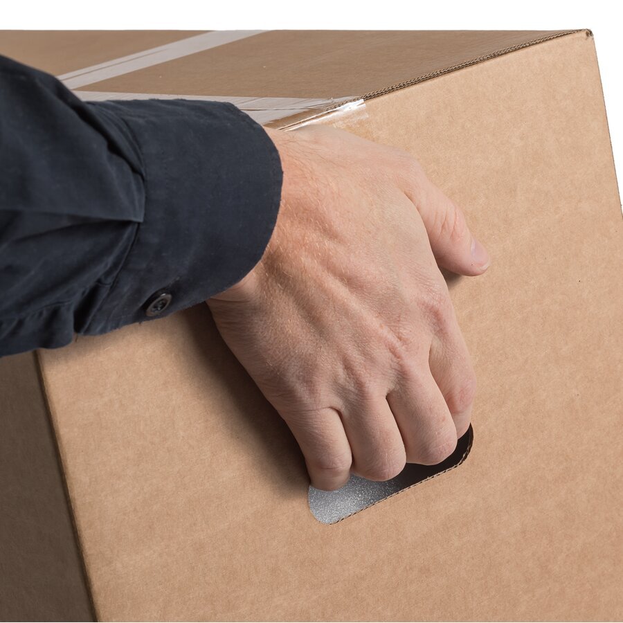 Mit praktischen Tragegriffen