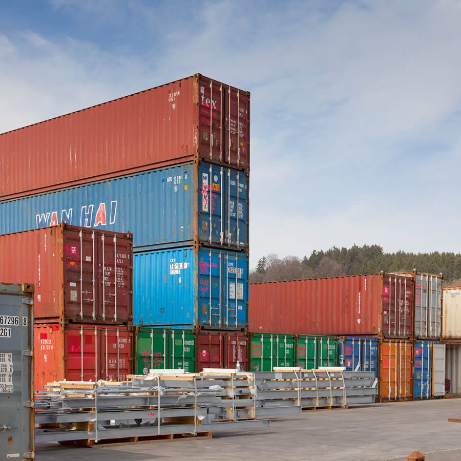 Fr den Transport mit bersee-Containern geeignet