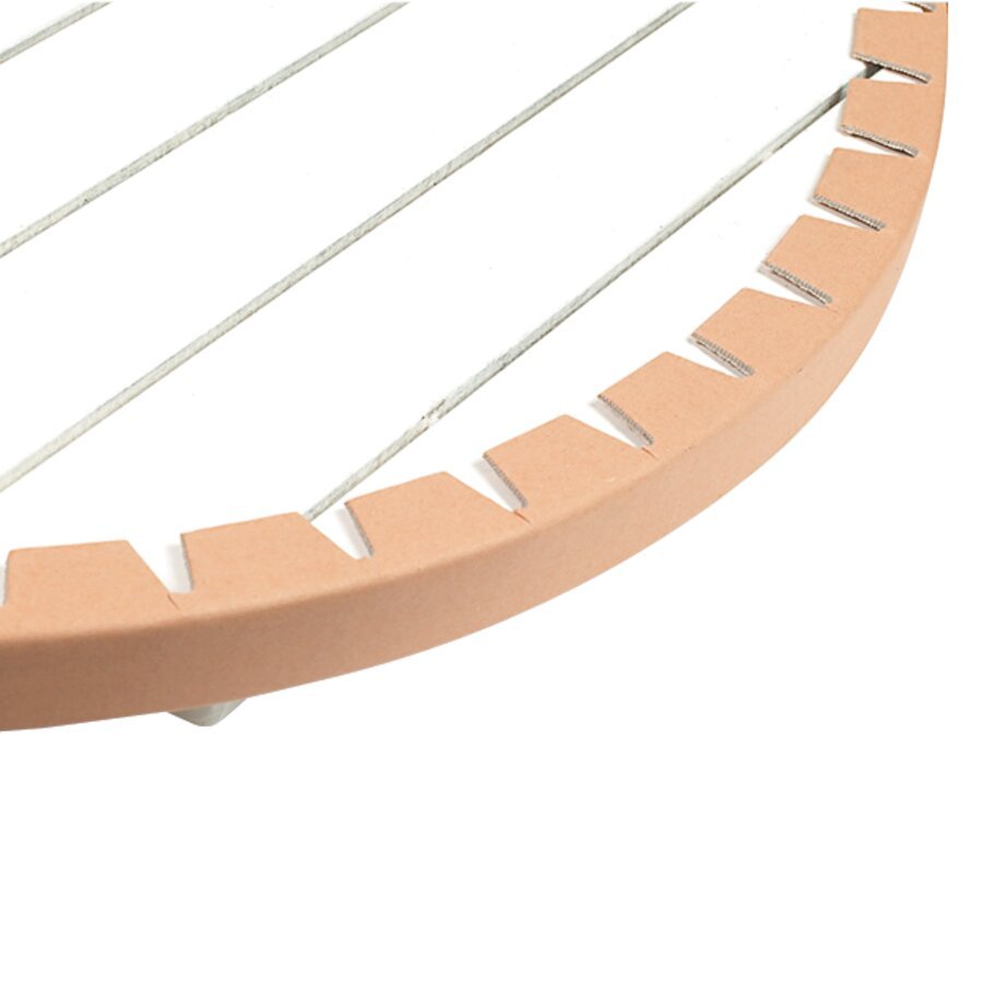 Die flexible Leiste passt sich auch an runde Produkte an