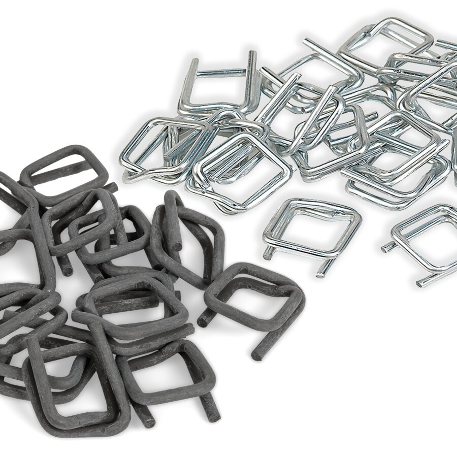 Draht-Verschlussklemmen fr Textilband