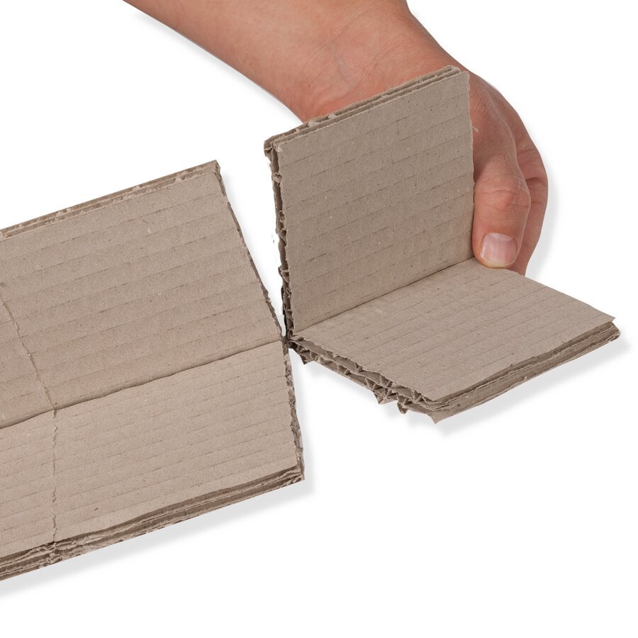 Die Ecken sind dank der Perforierung einfach abzutrennen Die Ecken sind dank der Perforierung einfach abzutrennen