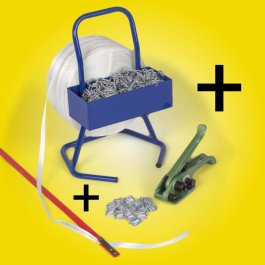 Textil-Umreifungsband + Zubehr Spar-Set