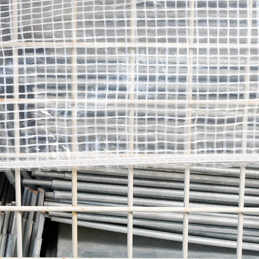 Abdeckhaube schtzt Lagergter