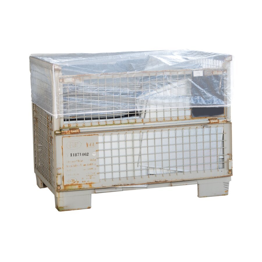 Gitterbox-Abdeckhaube aus Gittergewebefolie