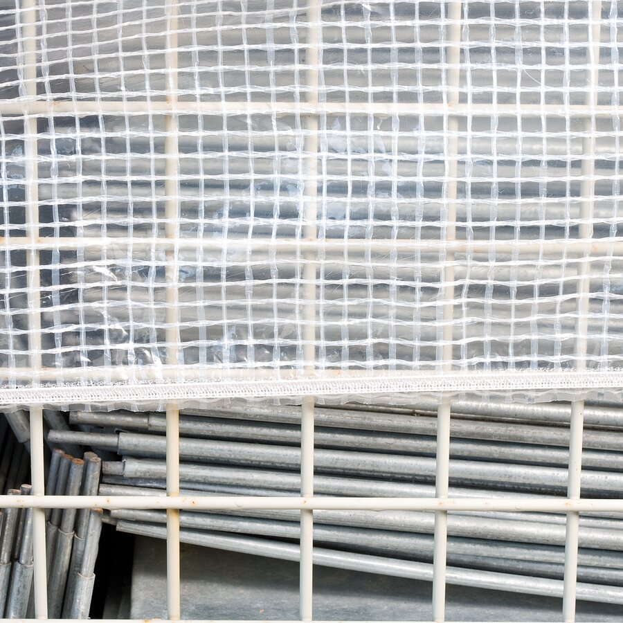 Abdeckhaube schtzt Lagergter