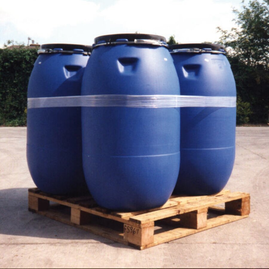 Zuverlässiges Zusammenhalten von Fässern - und Verhindern von Umkippen der Fässer Zuverlässiges Zusammenhalten von Fässern - und Verhindern von Umkippen der Fässer