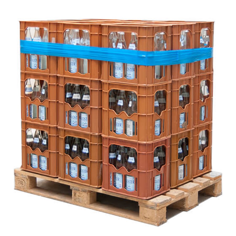 Hlt auch hohen Belastungen wie z. B. bei Getrnkekisten stand