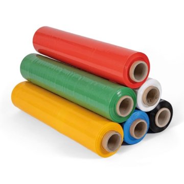 Handstretchfolie farbig bietet optimalen Sichtschutz für Ihre Produkte