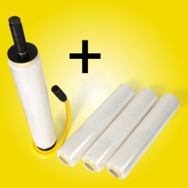 Handstretchfolie Standard + Abroller Premium Spar-Set