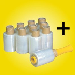 Ministretchfolie + Abroller Spar-Set