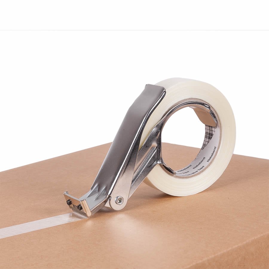 Leichte und schnelle Verarbeitung dank des Klebebandabrollers fr Filamentband