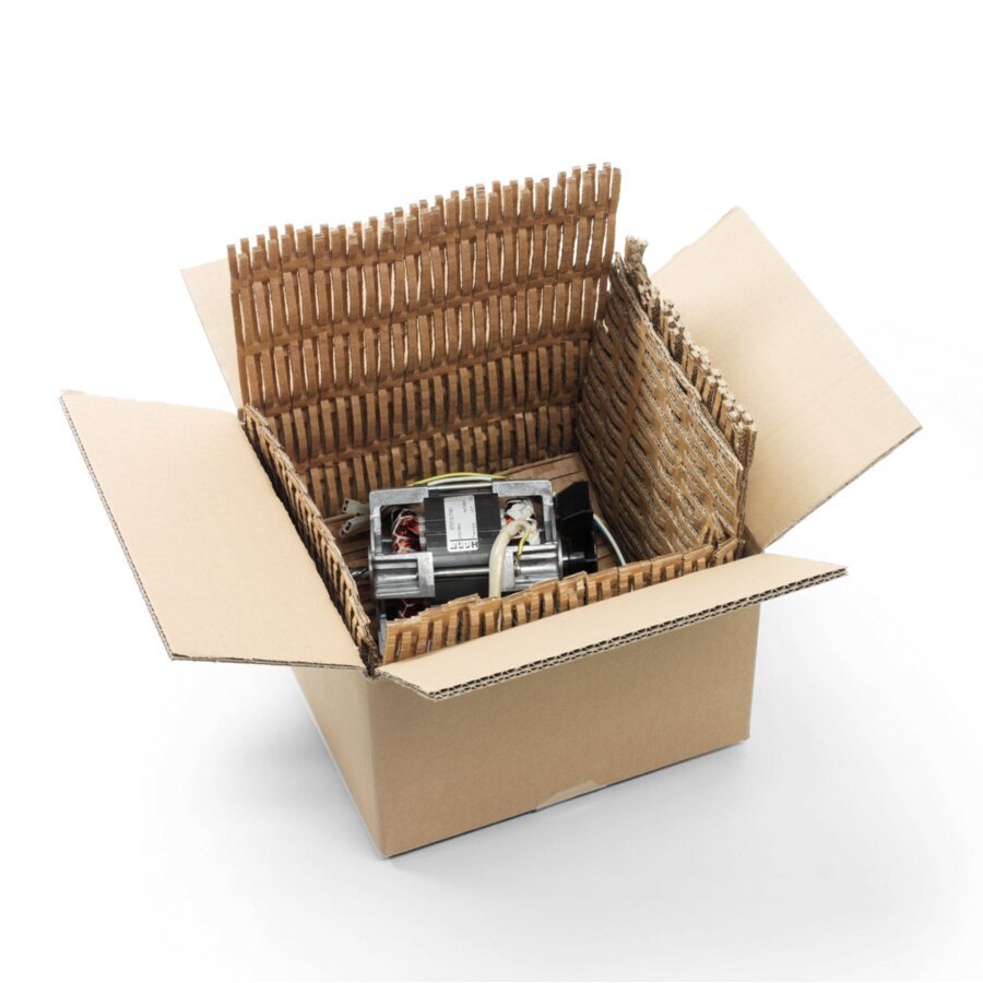 Fllmaterial aus alten Kartonagen mit idealen Polstereigenschaften