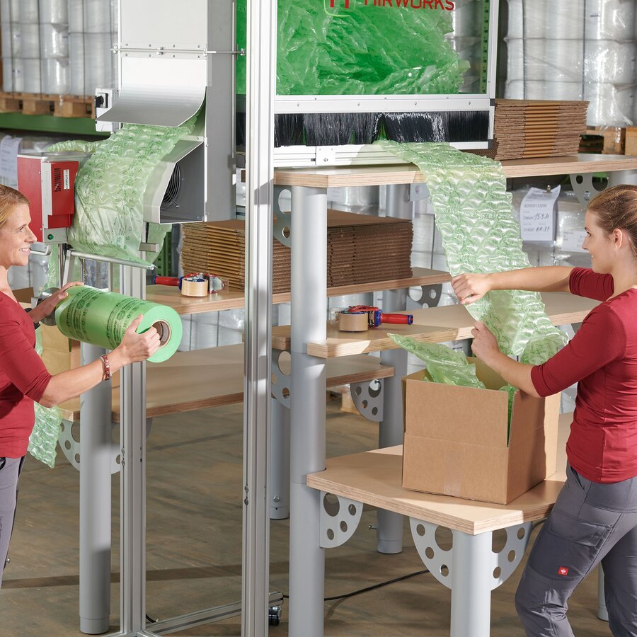 Durch die Just-in-Time Produktion sparen Sie teuren Lagerplatz