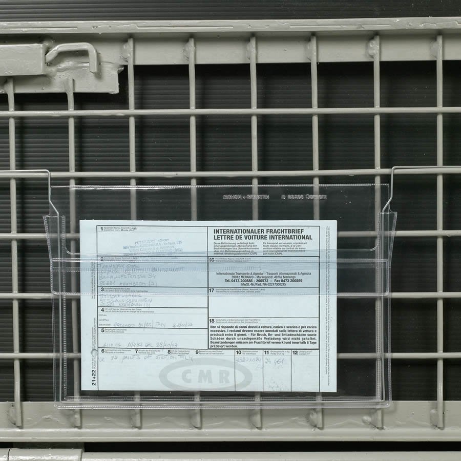 Drahtbgeltasche fr Gitterboxen einfach einzuhngen