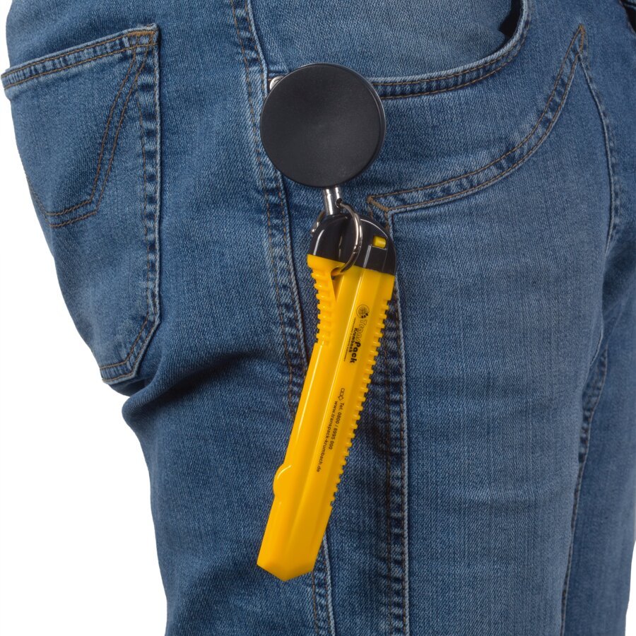 Mit praktischem Clip zum Befestigen