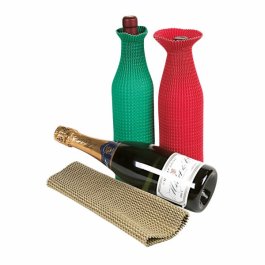 Stretchwellpappe als Schutzverpackung fr Wein- und Champagnerflaschen