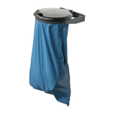 M�llsackhalter Wandbefestigung 70 - 120 ltr verzinkt silber