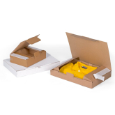 Postkarton mit SK-Verschluss 344 x 236 x 45 mm wei�
