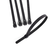 Kabelbinder wiederl�sbar 250 x 7,6 mm schwarz