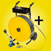 PP-Band 13 mm 2500 lfm Set mit Wagen und Zubeh�r