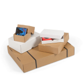 St�lpdeckelkarton 125 x 85 x 48 mm wei�