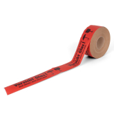 Nassklebeband mit Warndruck 