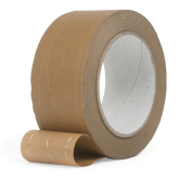 Papier-Klebeband fadenverst�rkt 50 mm braun 2-farbig bedruckt