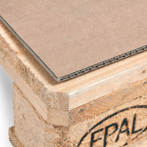 Zwischenlage aus Wellpappe 2-wellig 1150 x 750 mm