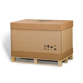 Palettencontainer 5-teilig mit IPPC-Palette 1172 x 785 x 790 mm