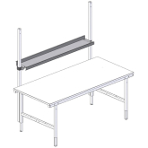 Ablage 1630 x 230 mm f�r Packtisch 