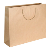 Papier-Tragetasche mit Kordel 540 x 140 x 445 mm natura