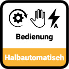 Halbautomatische Umreifung