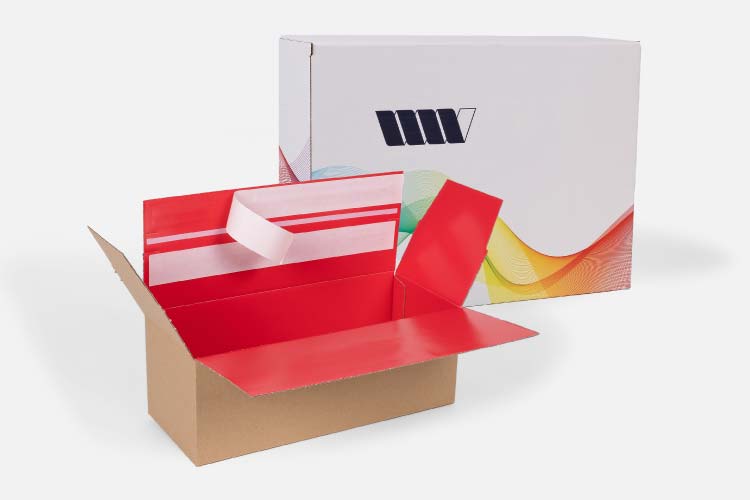 Bedruckte Kartons personalisiert