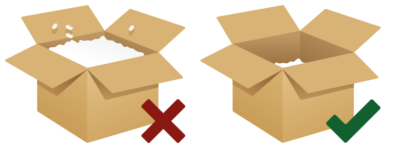 Zu viel Füllmaterial sorgt für Verpackungsfrust beim Empfänger